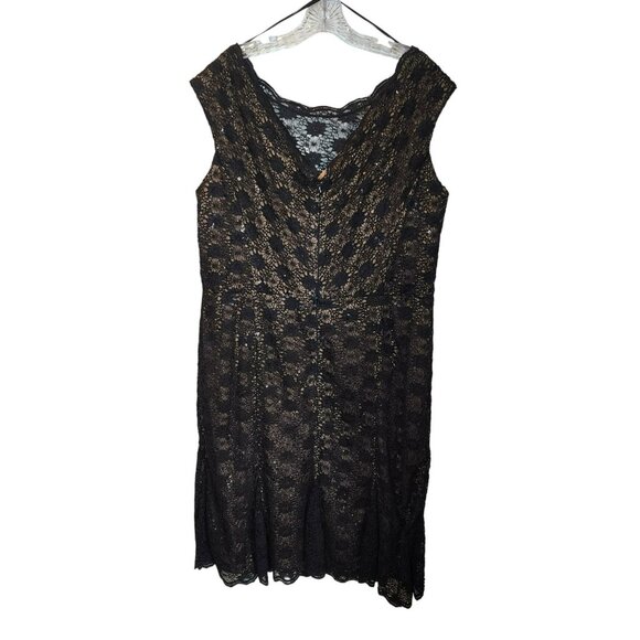 Alex Evenings Black Lace Dress - Picture 7 of 10